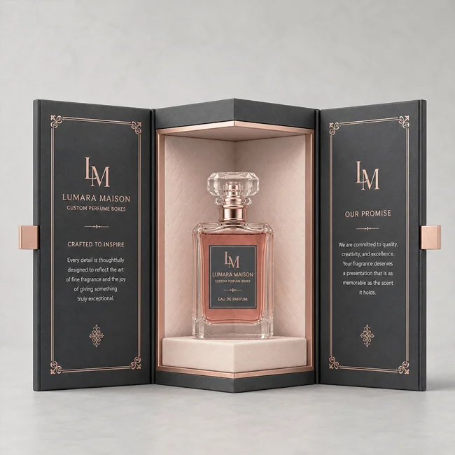 Custom Rigid Perfume Packaging Boxes