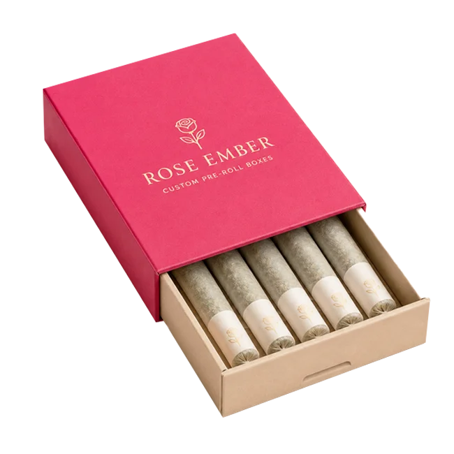 Custom Pre Roll Rigid Packaging Boxes