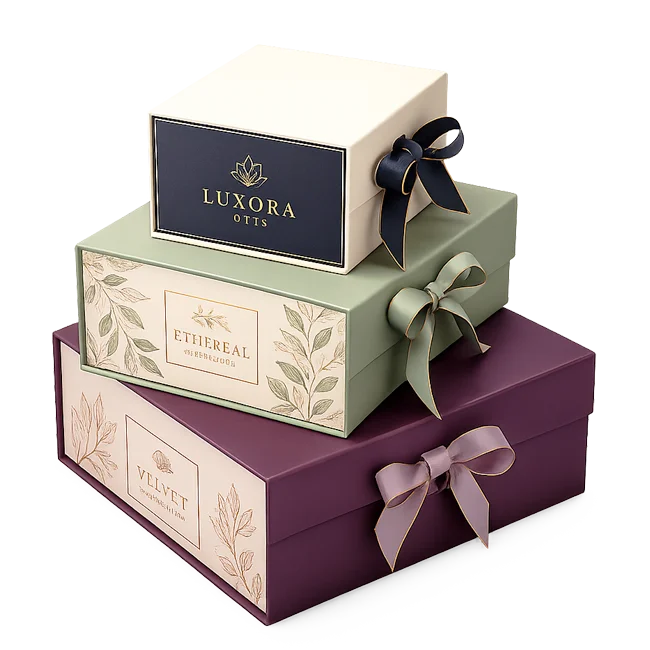 Luxury Custom Rigid Gift Boxes
